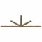 Ekena Millwork Saratoga Rough Sawn Timber Gable Bracket, Douglas Fir, 108"W x 40"H x 2"D x 4"F, 9/12 Pitch GBW108X40X0204SAR00RDF - alternate 4
